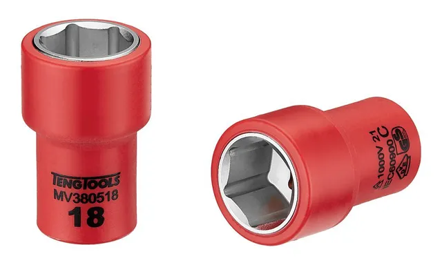 Teng Tools Douille Isolée 3/8" 18mm 1000V Électricien