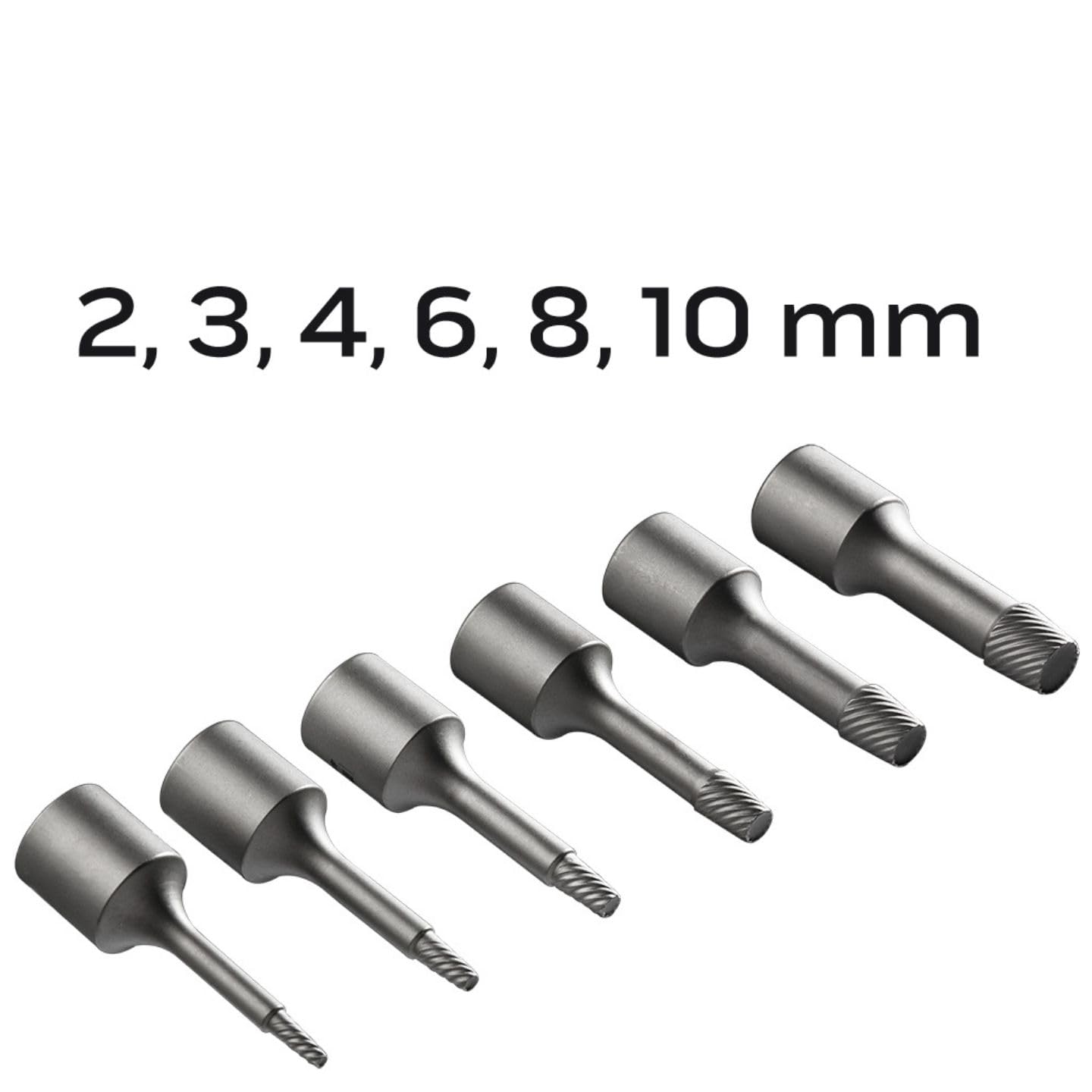 NEO TOOLS extracteurs de vis 2-10 mm coffret 6 pièces CrMo