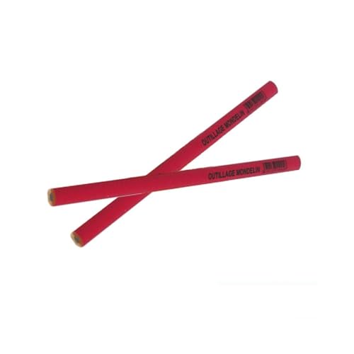 Mondelin crayons charpentier lot de 2 traçage bois