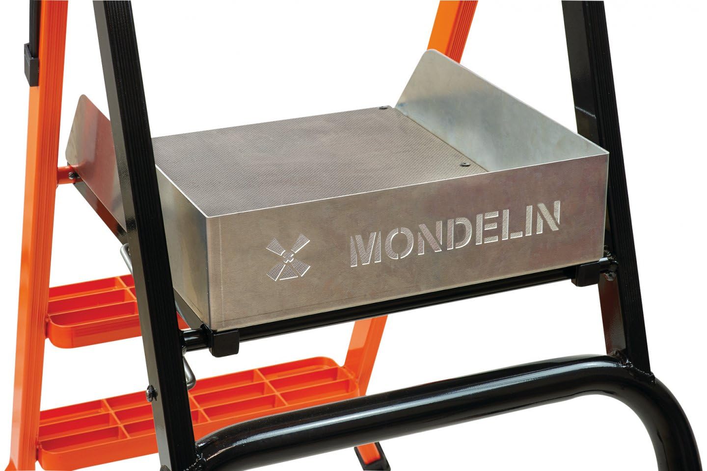 Mondelin Gardia PIRL escabeau 70 cm 3 marches garde-corps