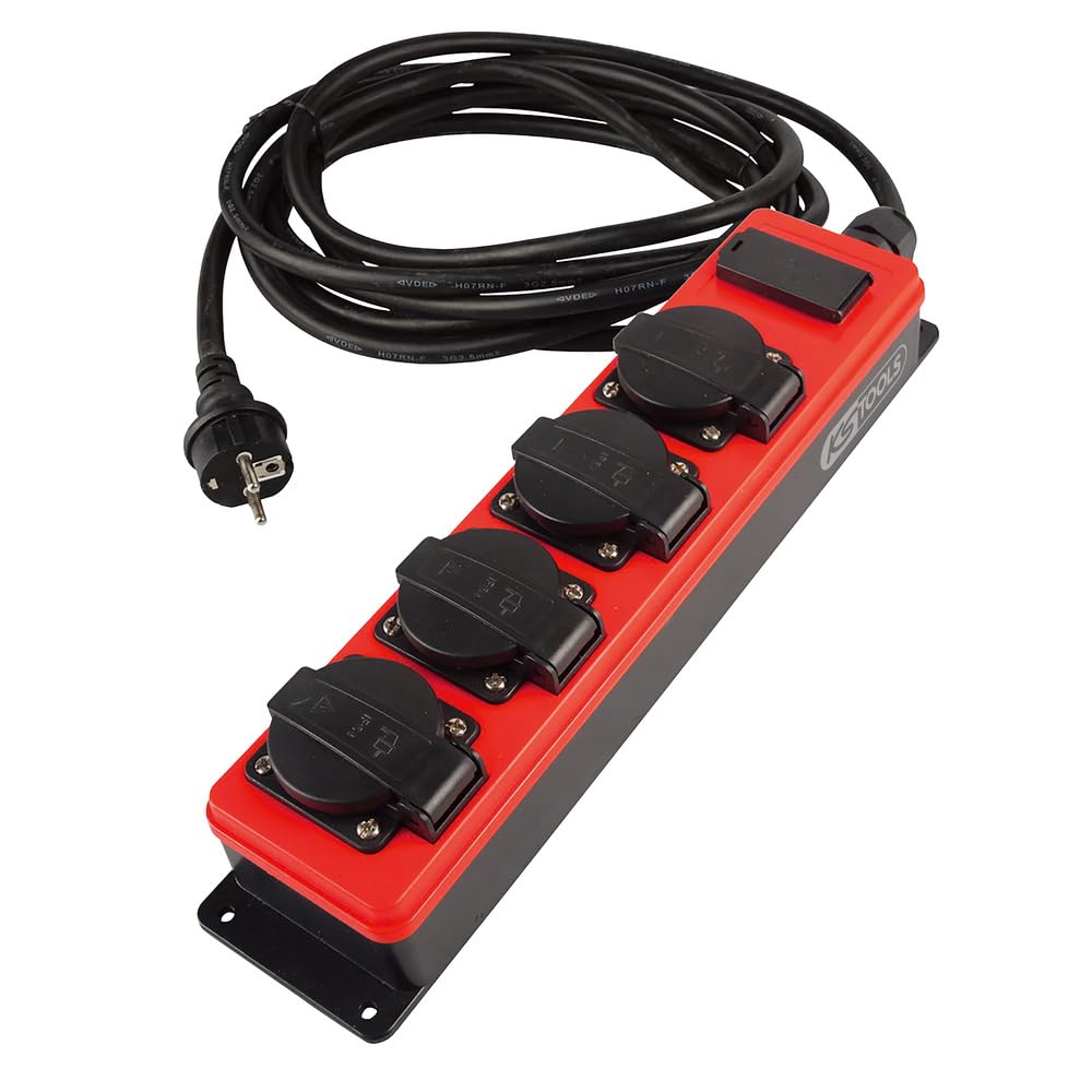 KS Tools 150.4218 enrouleur électrique mural 15 m rouge