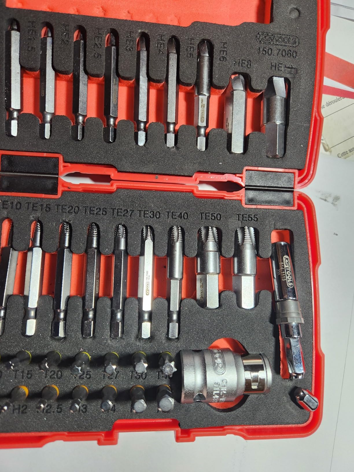 KS Tools 150.7060 coffret extracteurs vis Torx 6 pans