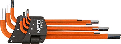 NEO TOOLS 09-517 jeu clés Allen 1,5-6 mm 7 pièces acier outil