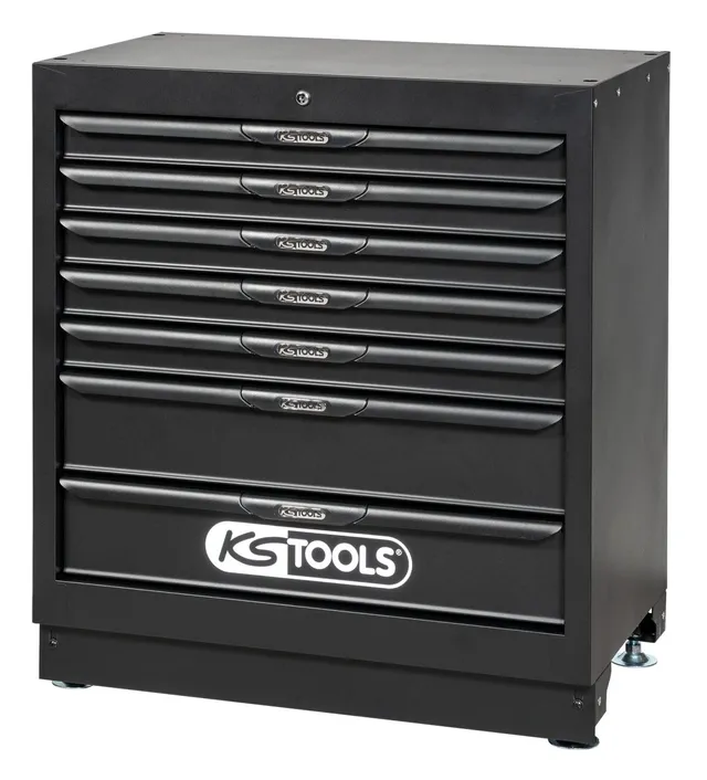 KS Tools 810.8002 bloc 7 tiroirs 34" acier à roulements