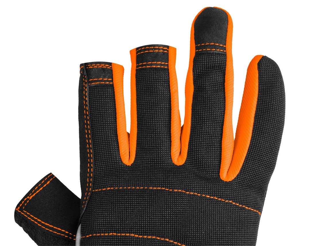NEO Tools gants de travail sans doigts 10" aimantés