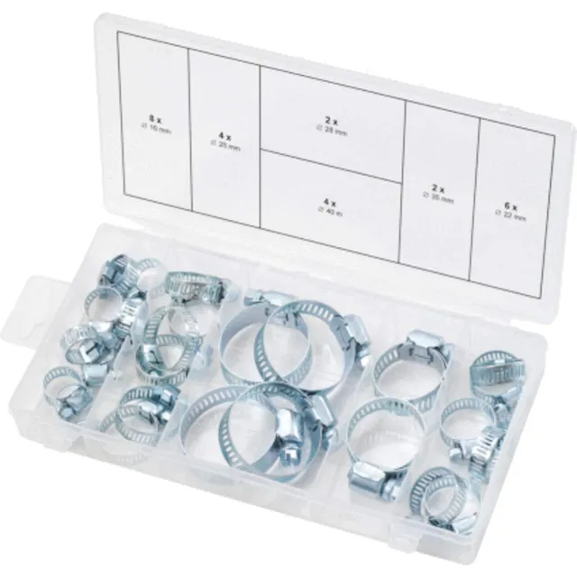 KS Tools 970.0070 Assortiment 26 colliers de serrage