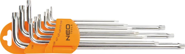NEO TOOLS 09-516 clés coudées Torx T10-T50 9 pièces
