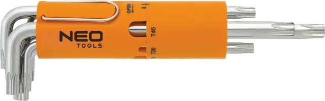NEO TOOLS 09-514 clés Torx T10-T50 8 pièces acier S2