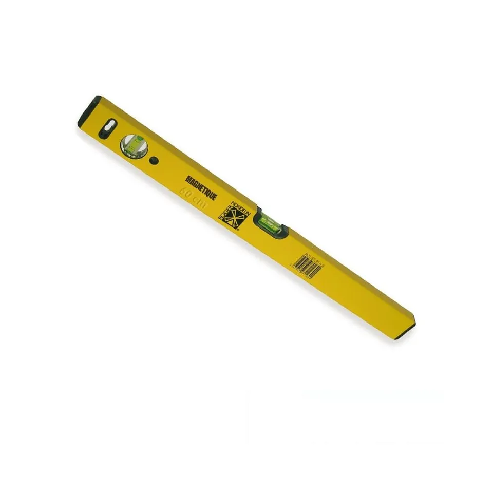 Mondelin niveau magnétique rectangulaire 60 cm alu fioles