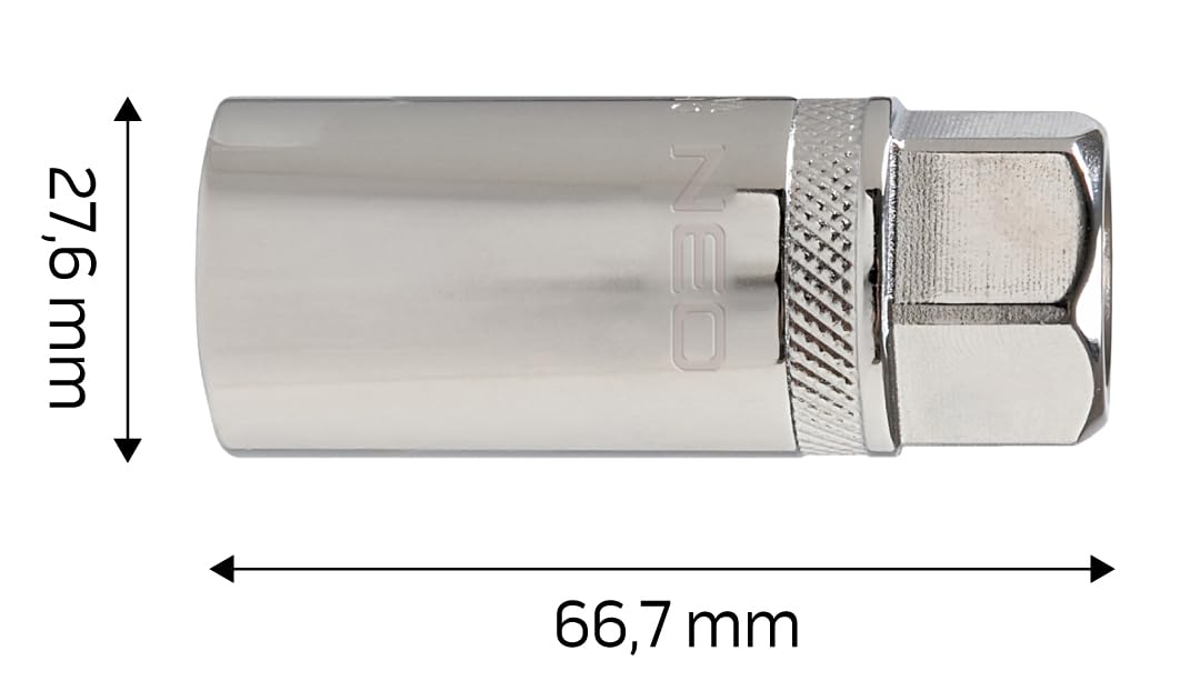 NEO TOOLS douille bougie magnétique 21 mm 1/2"