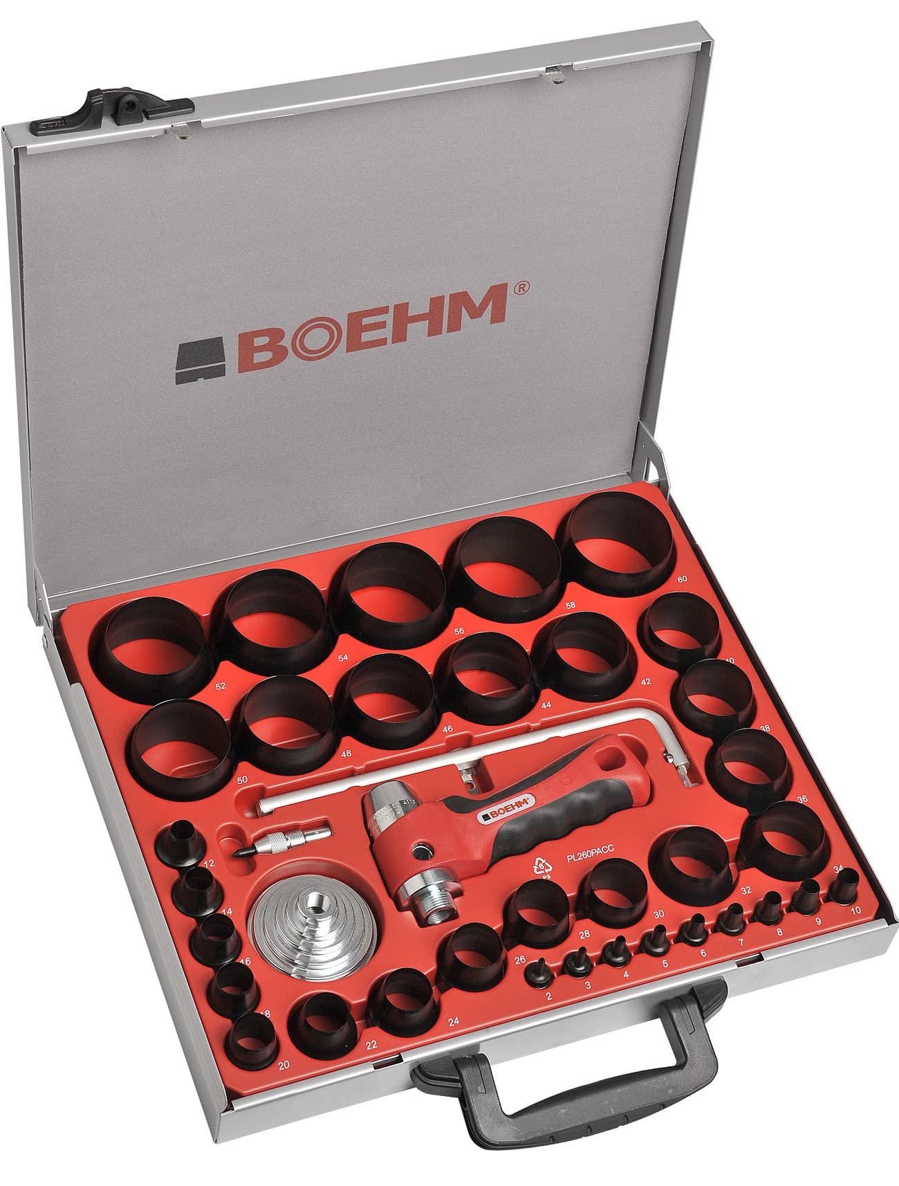 Boehm coffret emporte-pièces 2-50 mm 29 pièces