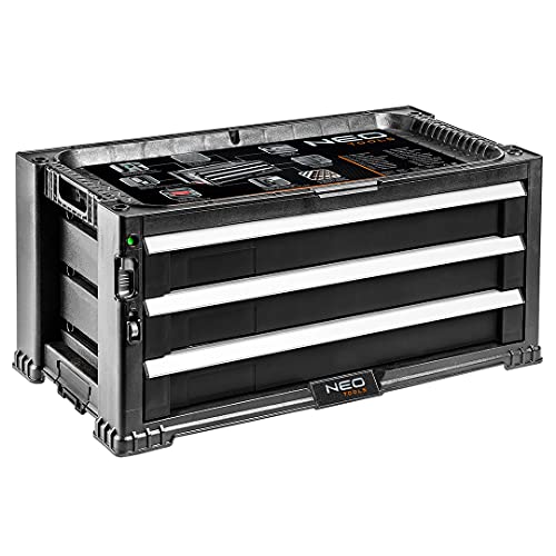 NEO TOOLS Servante atelier 3 tiroirs verrouillable
