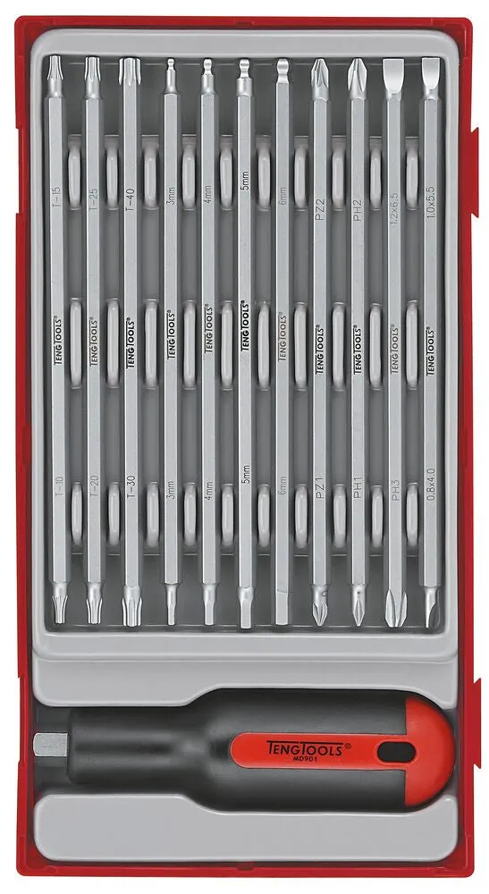 Teng Tools TT1 jeu lames tournevis 12 pièces mixte