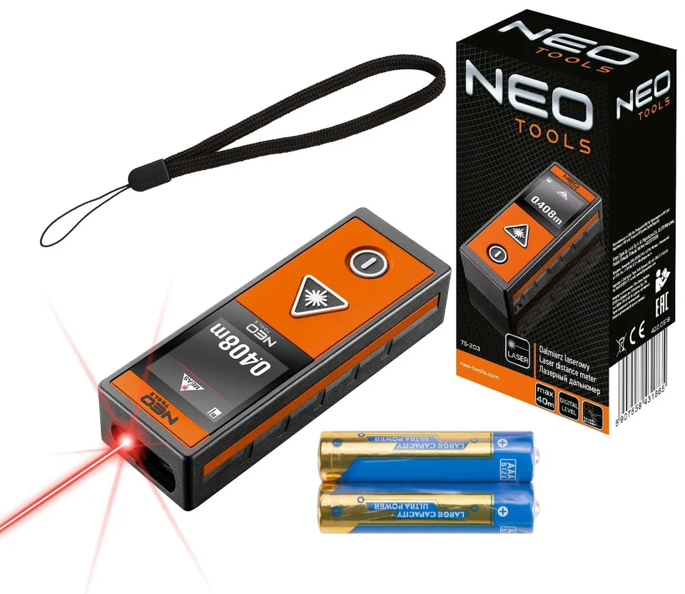 NEO TOOLS 75-203 télémètre laser 40 m