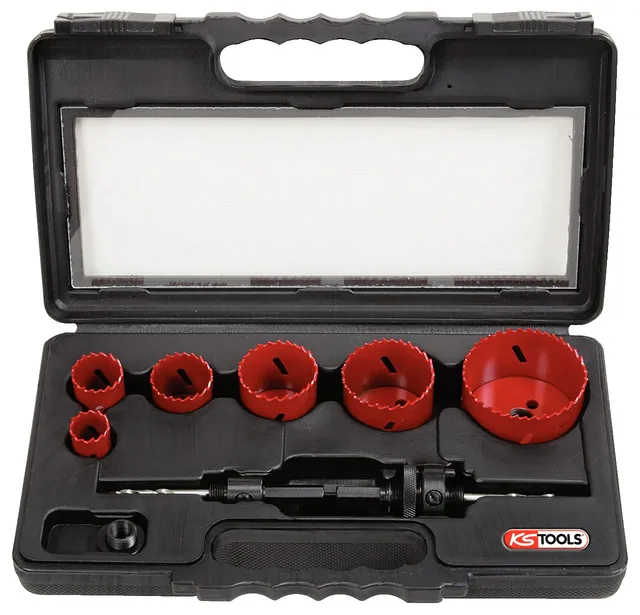 KS Tools 129.5550 Coffret 6 scies cloches 22-68 mm métal