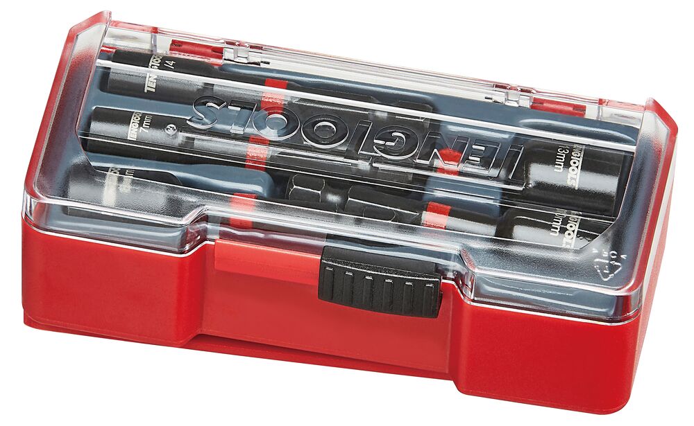 Teng Tools set 5 embouts porte-écrou à chocs + clip ceinture