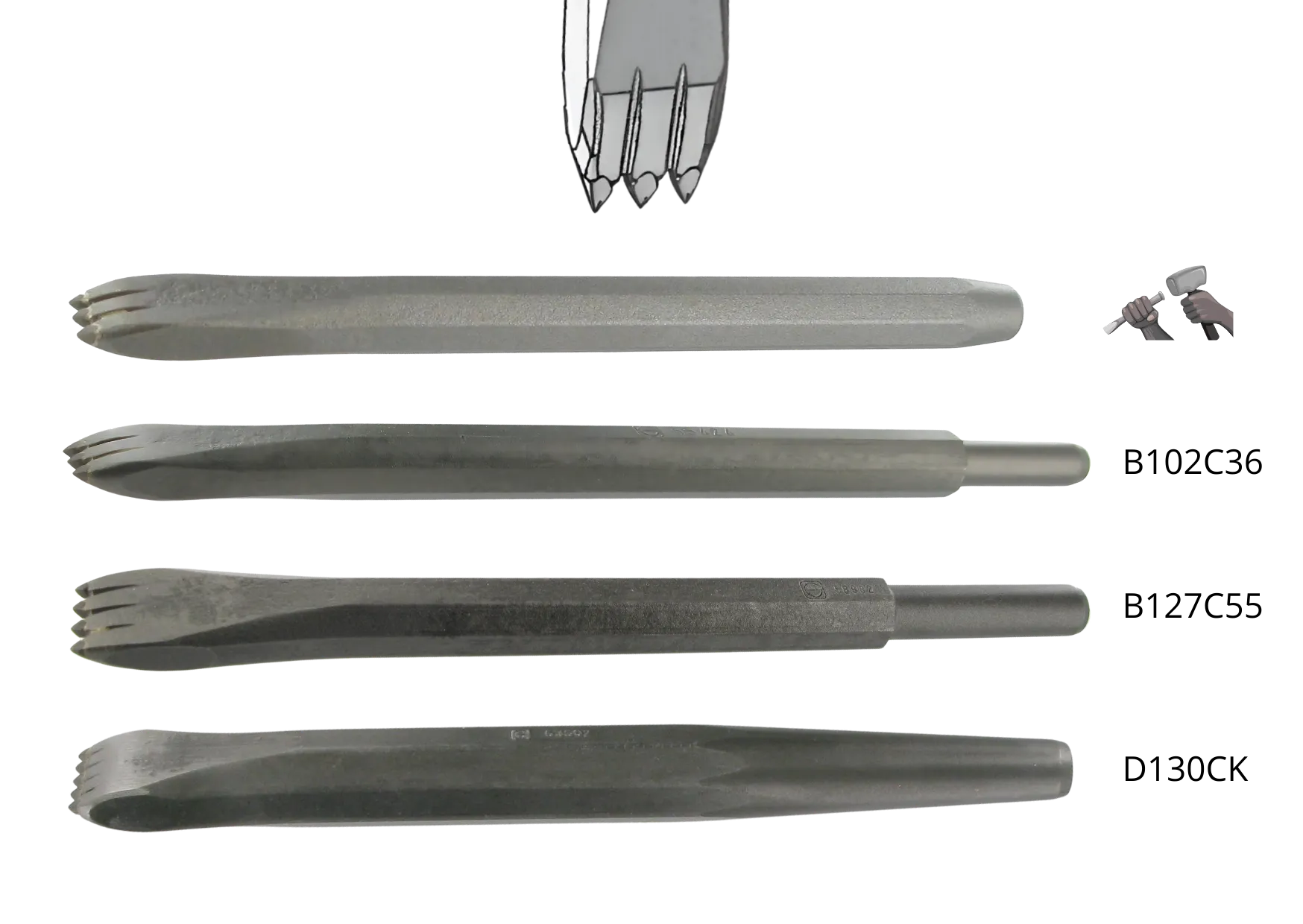 Guillet Gradine carbure taille pierre dure
