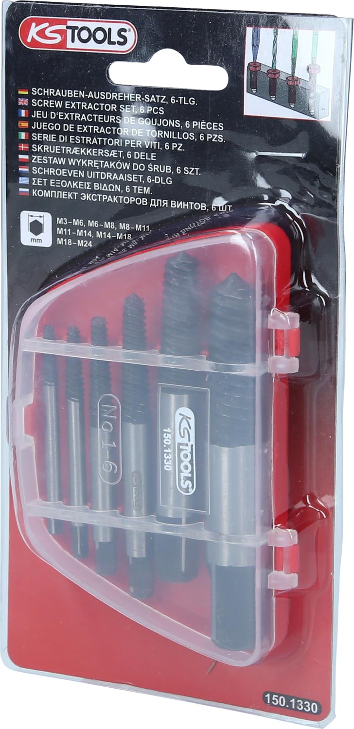 KS Tools 150.1330 Extracteur Goujons M3-M18 6 Pièces