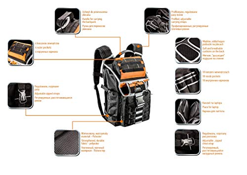 NEO Tools sac à dos professionnel porte-outils robuste