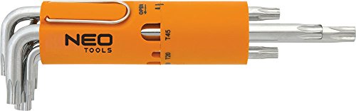 NEO TOOLS 09-514 clés Torx T10-T50 8 pièces acier S2