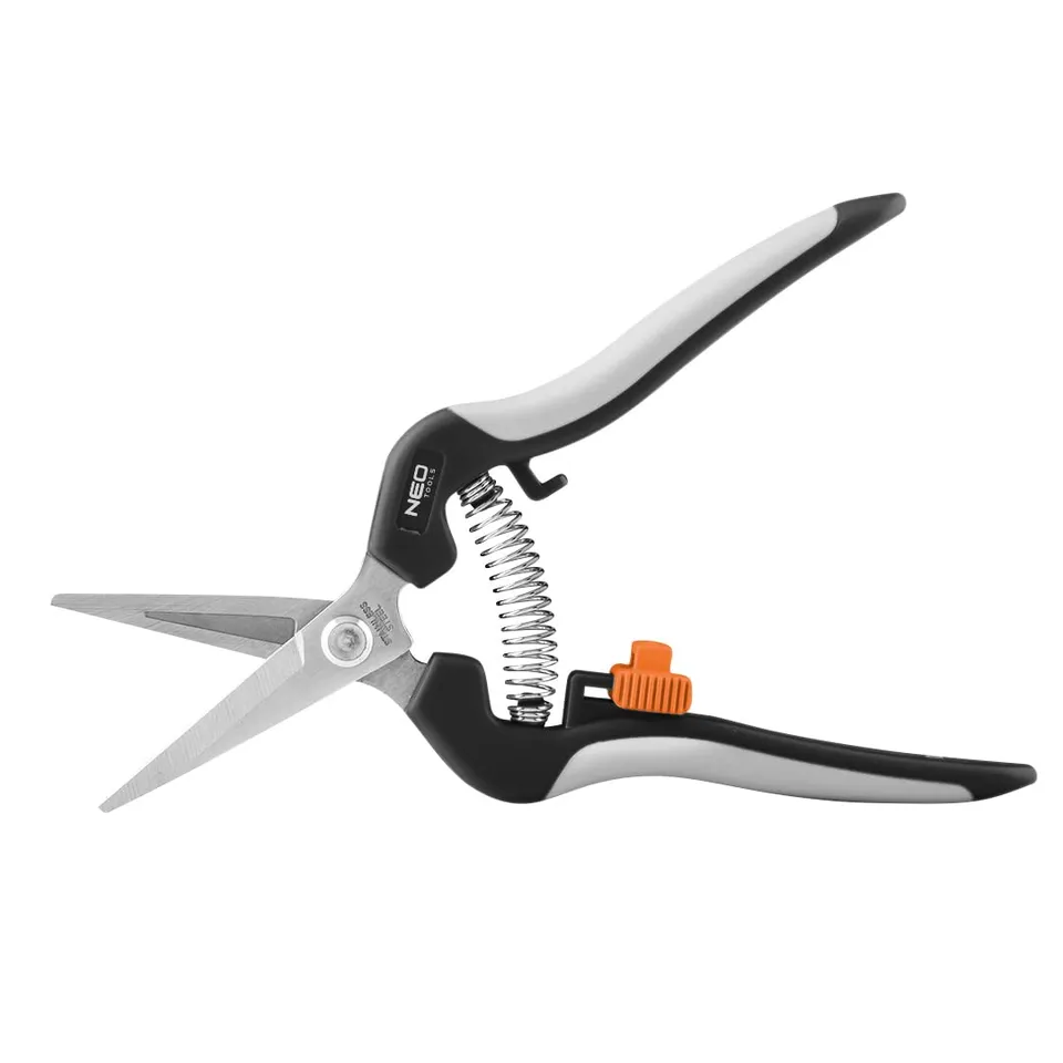 NEO TOOLS sécateur jardin 185 mm inox coupe 6 mm micro-denté