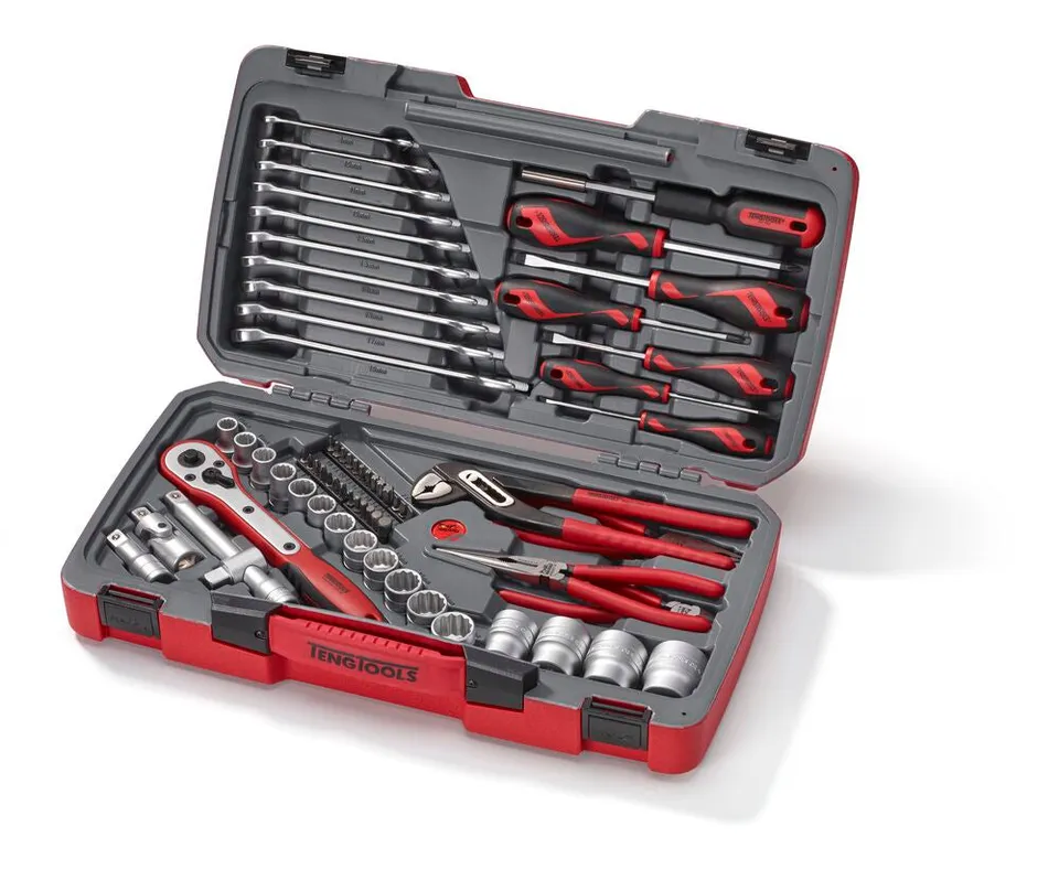 Teng Tools Mecca Pro coffret douilles 1/2" 68 pièces métrique