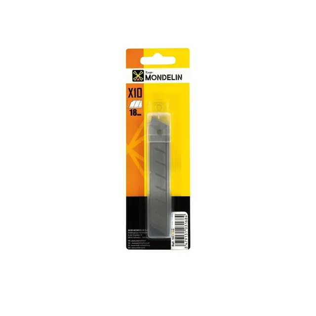 Mondelin lames cutter 18 mm 0,6 mm boîte de 10