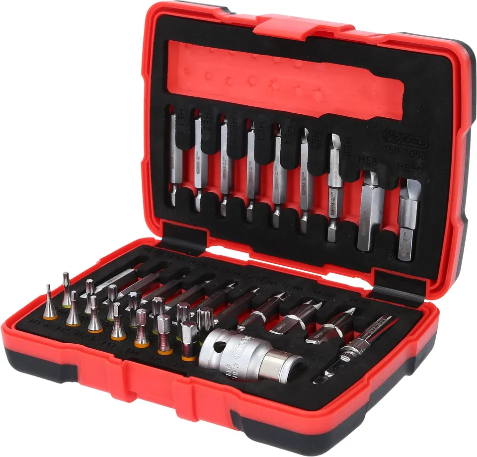 KS Tools 150.7060 coffret extracteurs vis Torx 6 pans