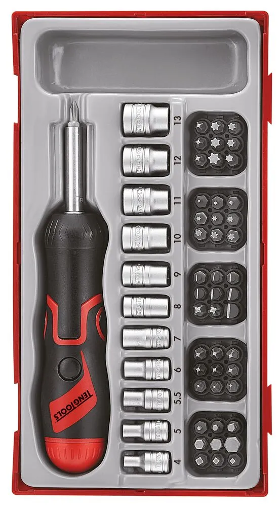 Teng Tools TT1 coffret tournevis 64 pièces à cliquet