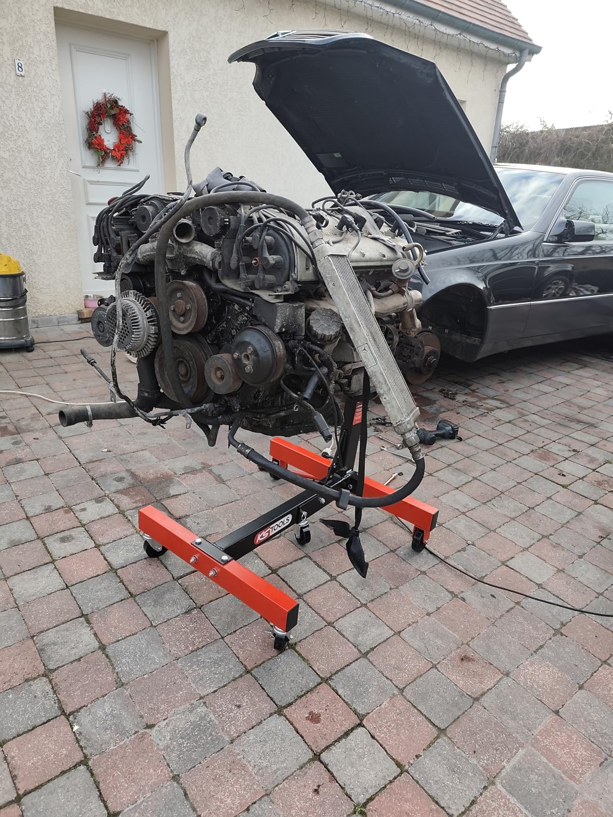 KS Tools 160.0364 Support Moteur 680 kg 360°
