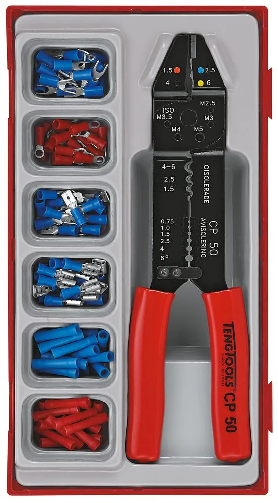 Teng Tools TT1 coffret pince à sertir 121 pièces