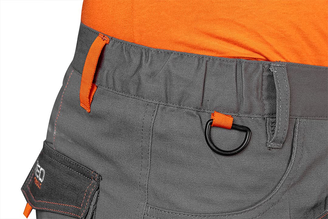 NEO Tools short de travail homme gris M coton