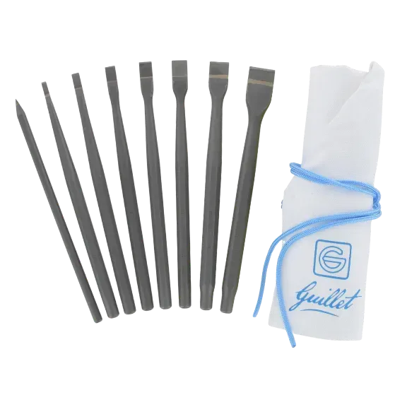 Guillet Trousse ciseau carbure Europ 1E 2E 3E 8 pièces