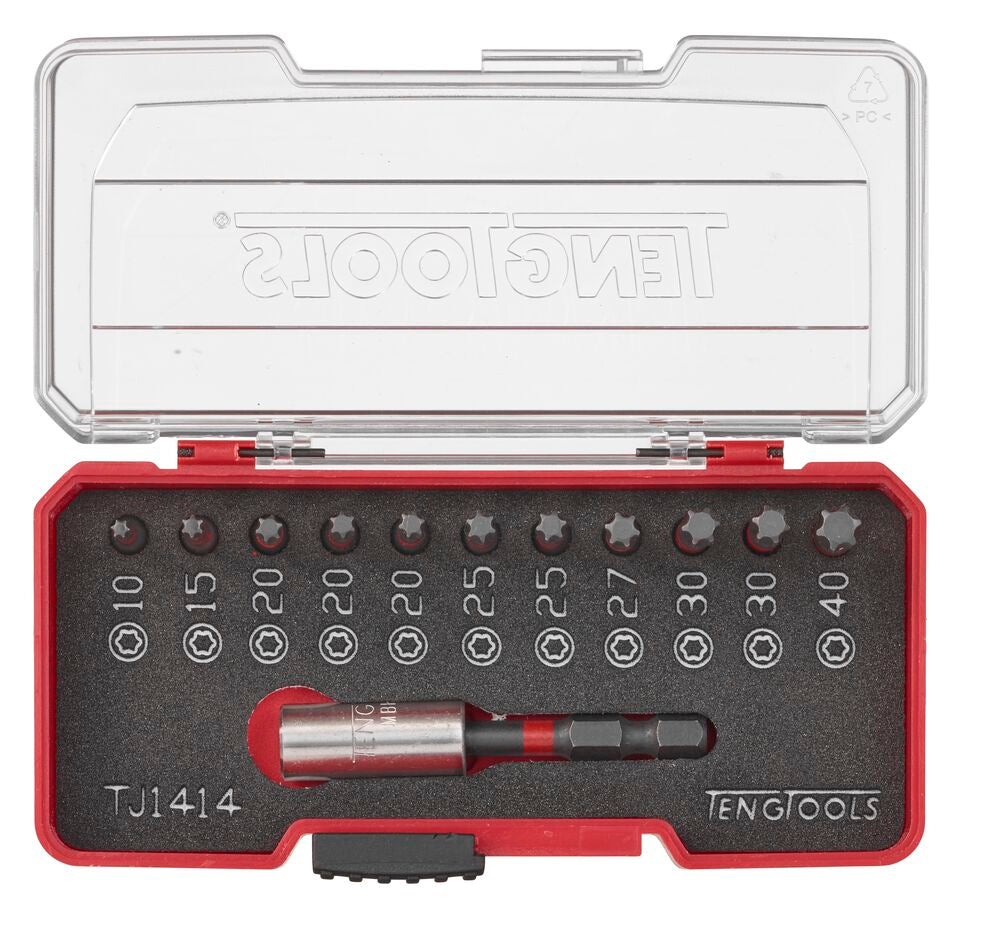 Teng Tools TJ coffret embouts Torx à choc 12 pièces