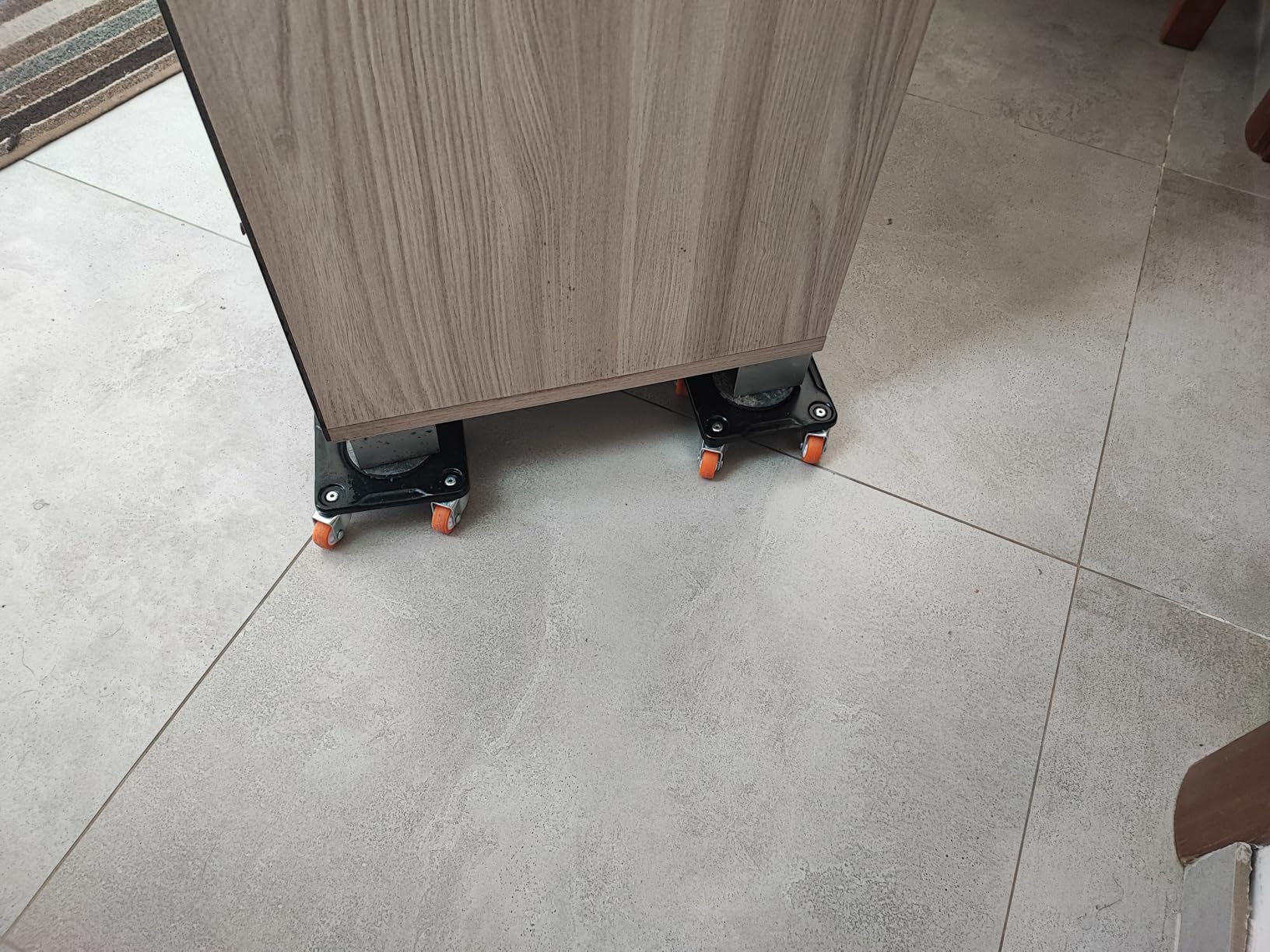 ONEON Kit déplace-meuble 8 doubles roues profil bas
