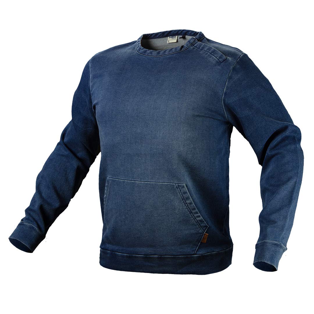 NEO TOOLS Cardigan Sweater gilet travail homme M bleu chaud