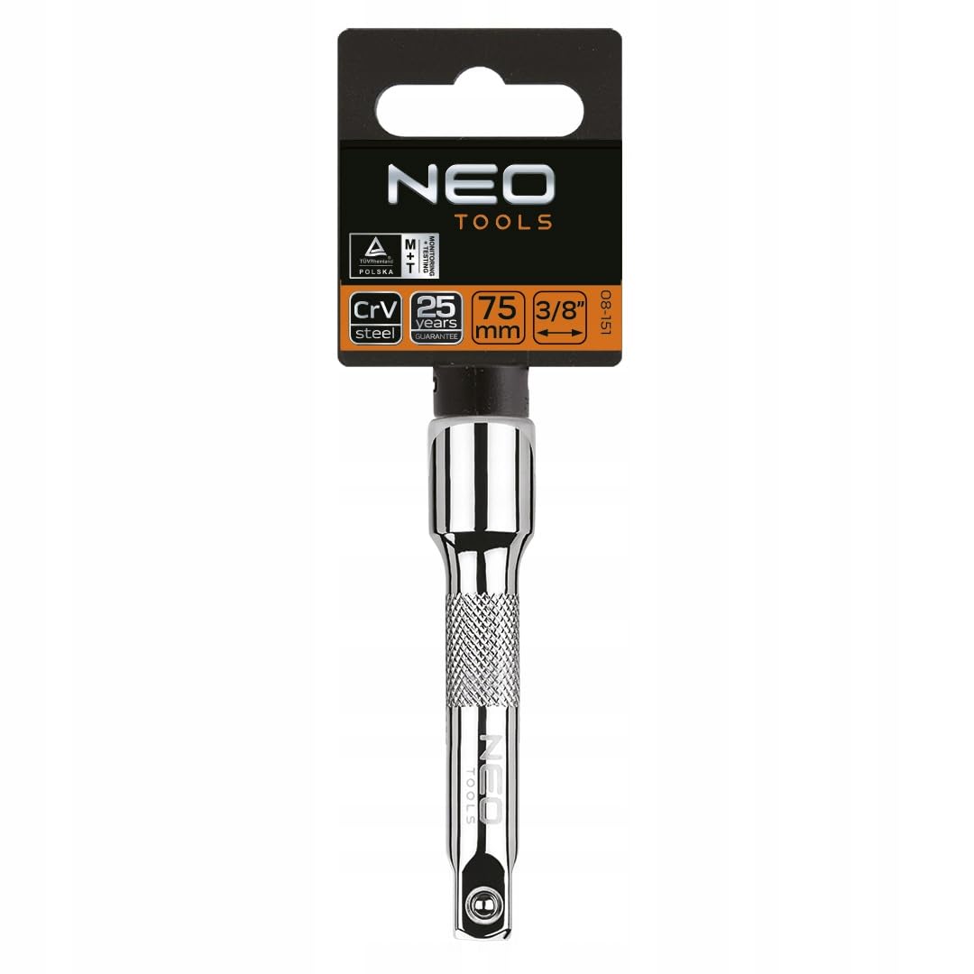 NEO TOOLS 08-151 rallonge 3/8 75 mm chrome vanadium