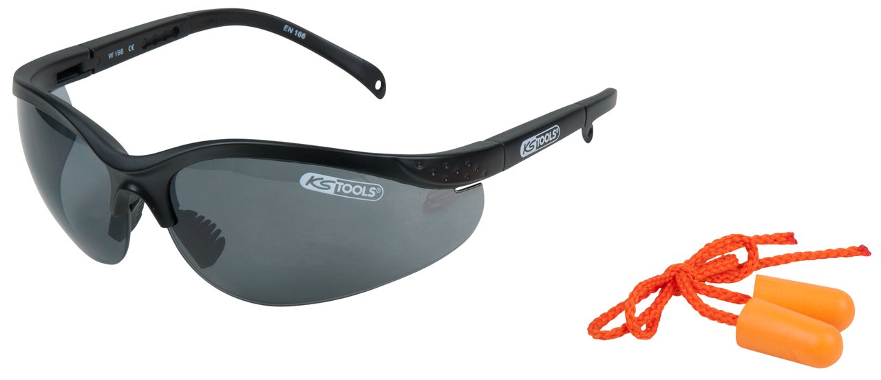 KS TOOLS 310.0170 lunettes de protection noires