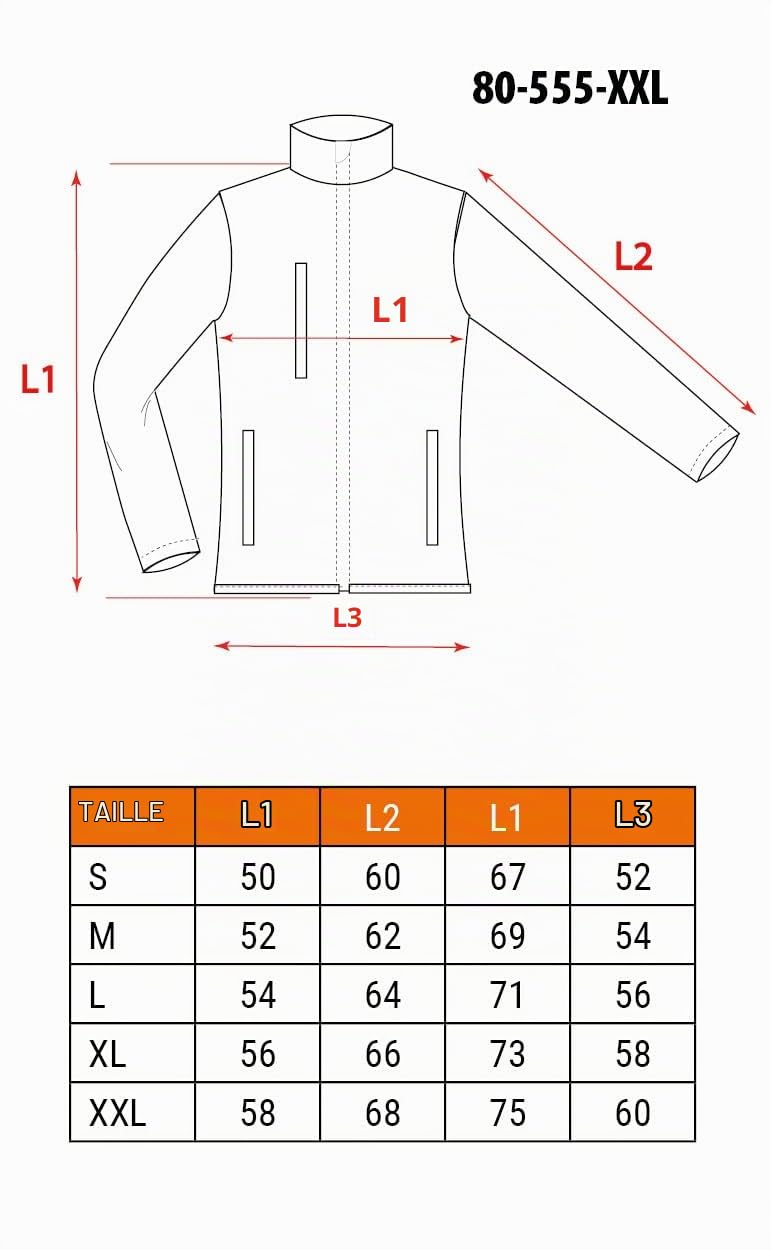 NEO Tools veste travail femme polaire grise XXL
