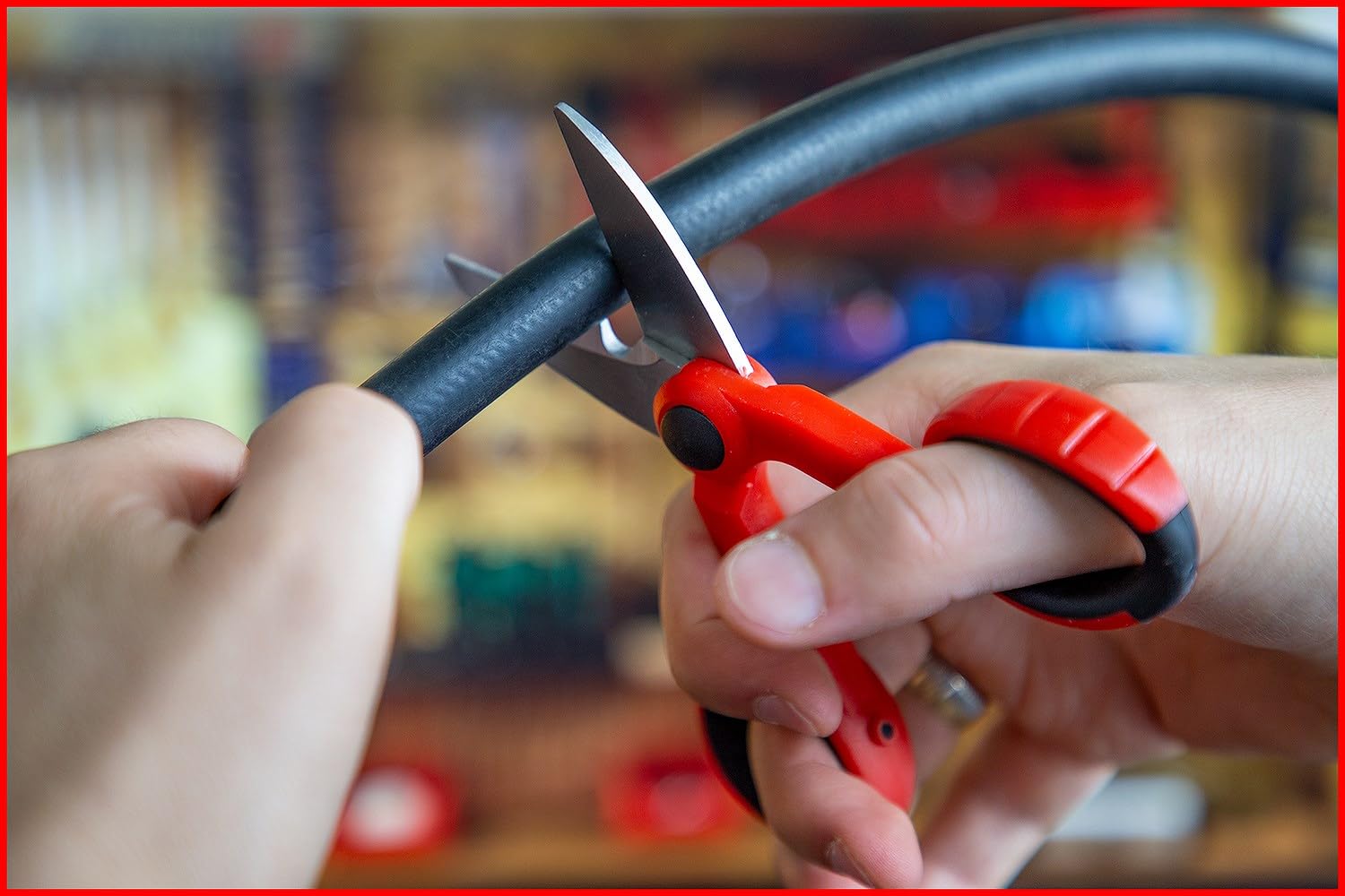 KS Tools 118.0013 ciseaux atelier universels 143 mm inox