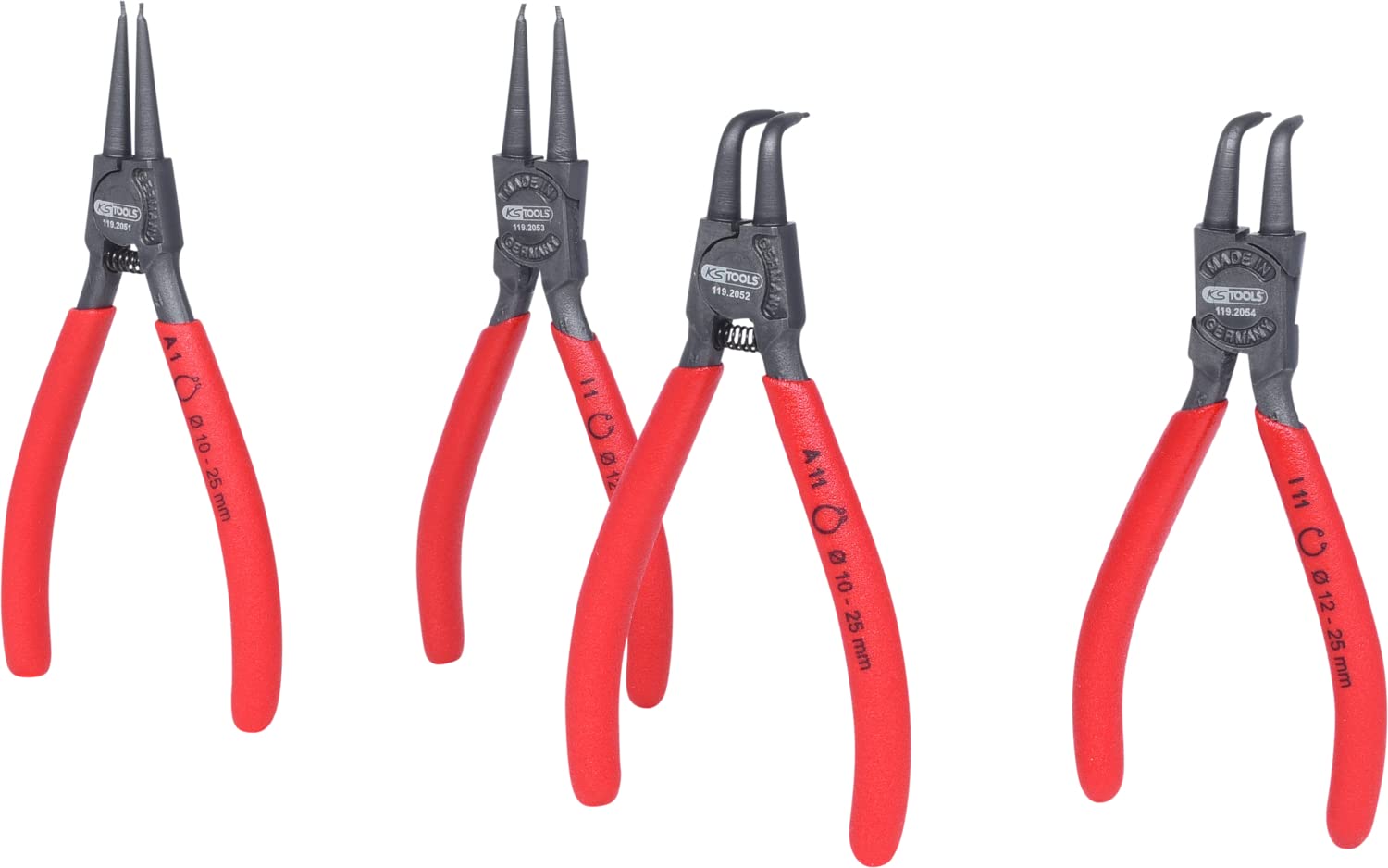 KS Tools 500.7020 jeu de pinces précision 5 pièces 110-160 mm