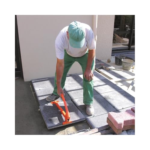Mondelin pose-dalles 30-70 cm ergonomique anti-TMS dallage