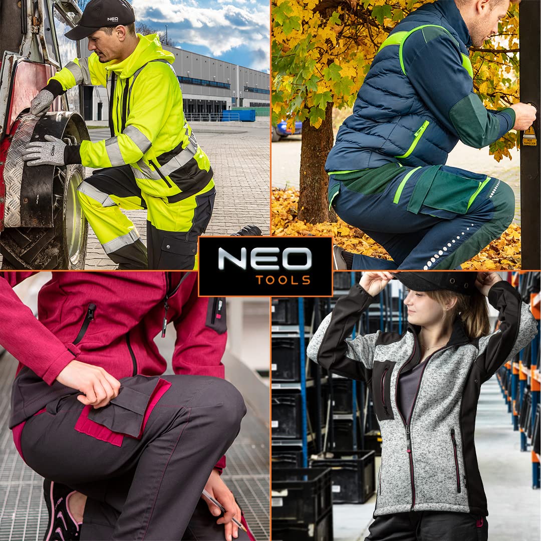NEO Tools casquette de sécurité jaune haute visibilité