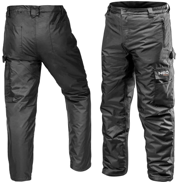 NEO Tools pantalon de travail thermique homme noir imperméable
