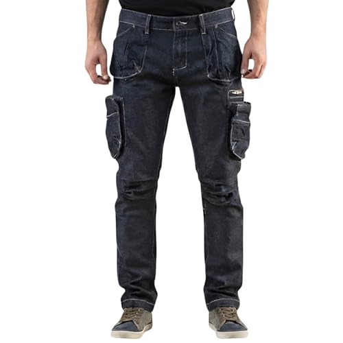 Neo Tools Pantalon Travail Denim XXL Cargo Renforcé