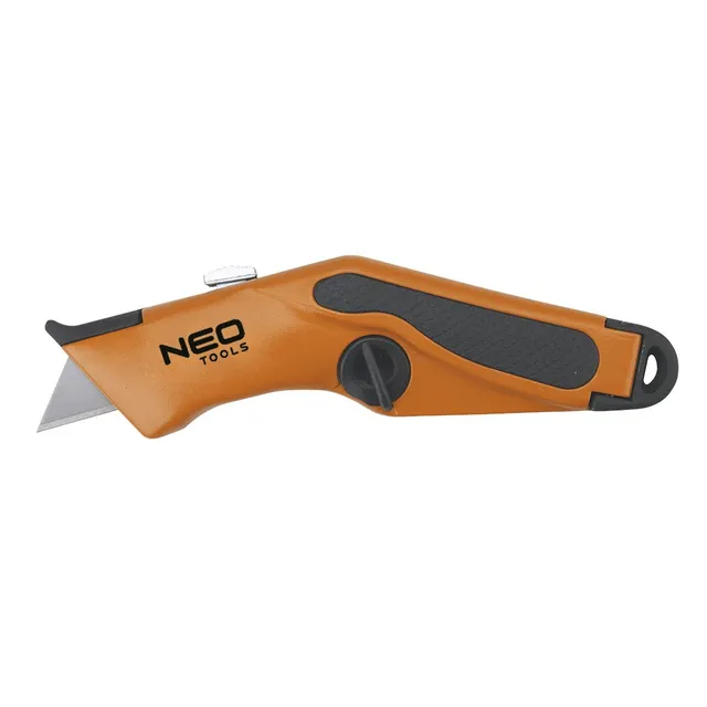 NEO Tools cutter lame rétractable corps métal antidyrapant