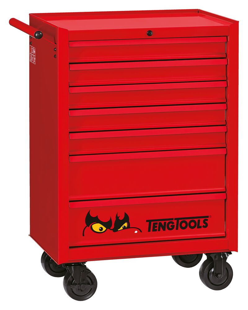 Teng Tools Classic TCW707K servante 7 tiroirs rouge acier