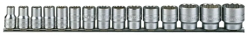 Teng Tools rail douilles 1/2 12 pans 15 pièces