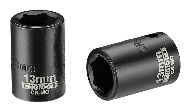 Teng Tools 14 mm douille à choc 3/8 pouce courte