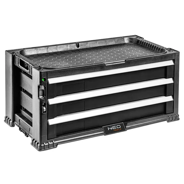 NEO TOOLS Servante atelier 3 tiroirs verrouillable